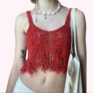 Vintage Crochet Handmade Tank Top